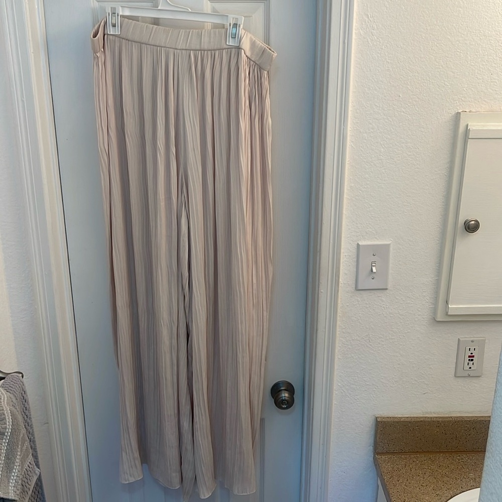 Zara wide leg pleated pants XXL